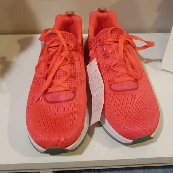 neon orange sneakers